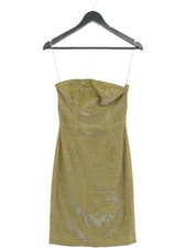 House Of CB London Bodycon Mini Dress S in Gold