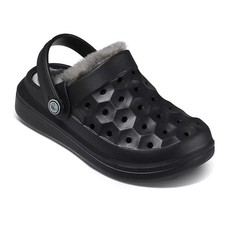 Joybees Toddler Varsity Lined Clogs - Charcoal Gray/Black 11T