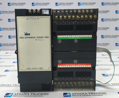 IDEC PFJ-PS1DCU FA-1 JUNIOR RELAY OUTPUT MODULE WITH PROGRAMMBLE CONTROLLER
