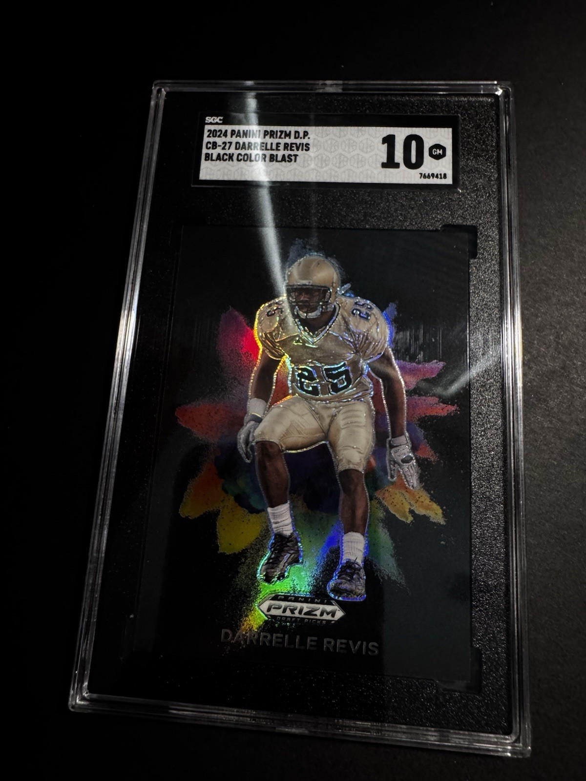 2024 Panini Prizm Draft Picks - Black Color Blast Darrelle Revis #CB-27