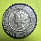 1942 Neutron Irradiated Mercury Dime From The American Museum of Atomic Energy
