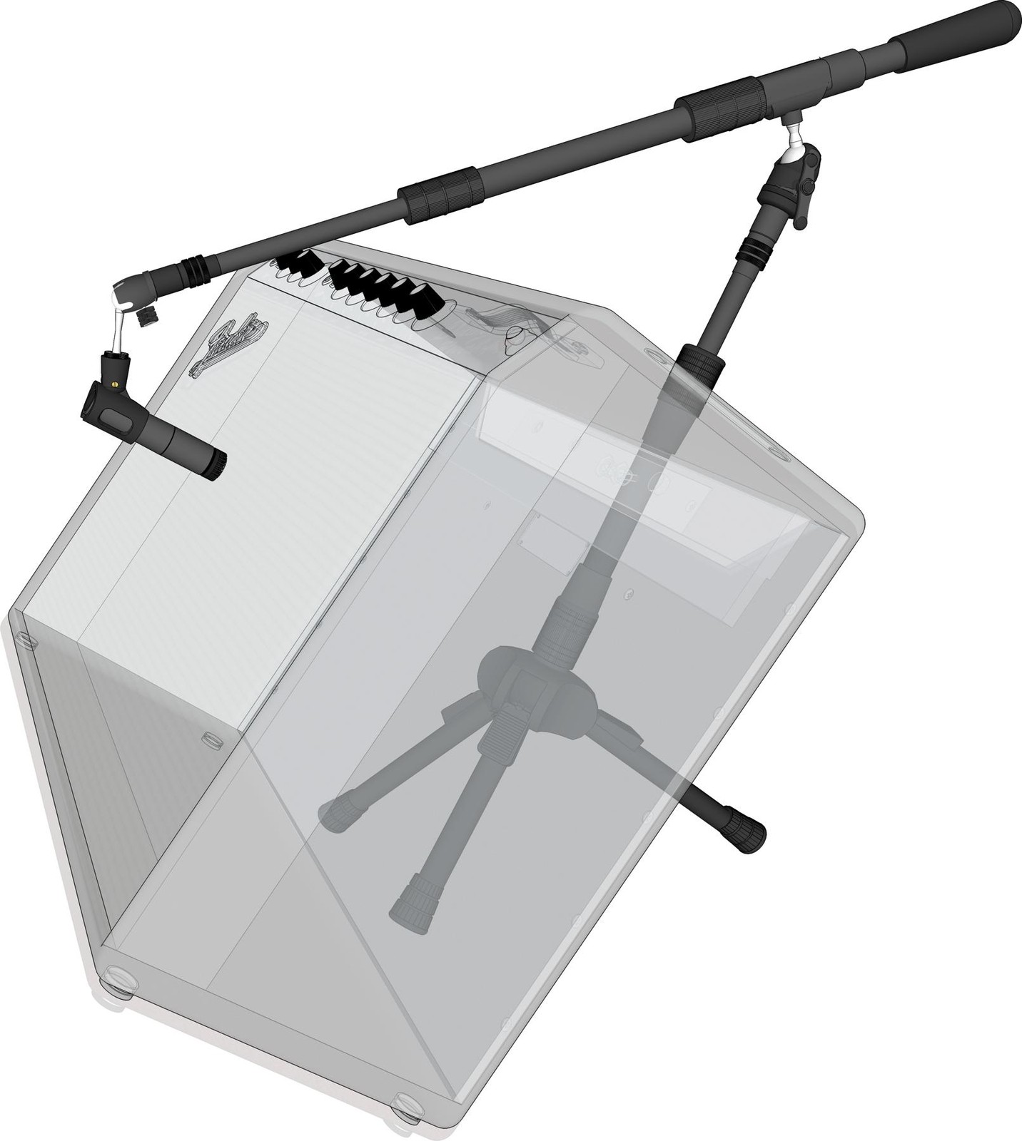 Комплектация микрофонной стойки Triad-Orbit Kickback Combo Amp System 87090₽