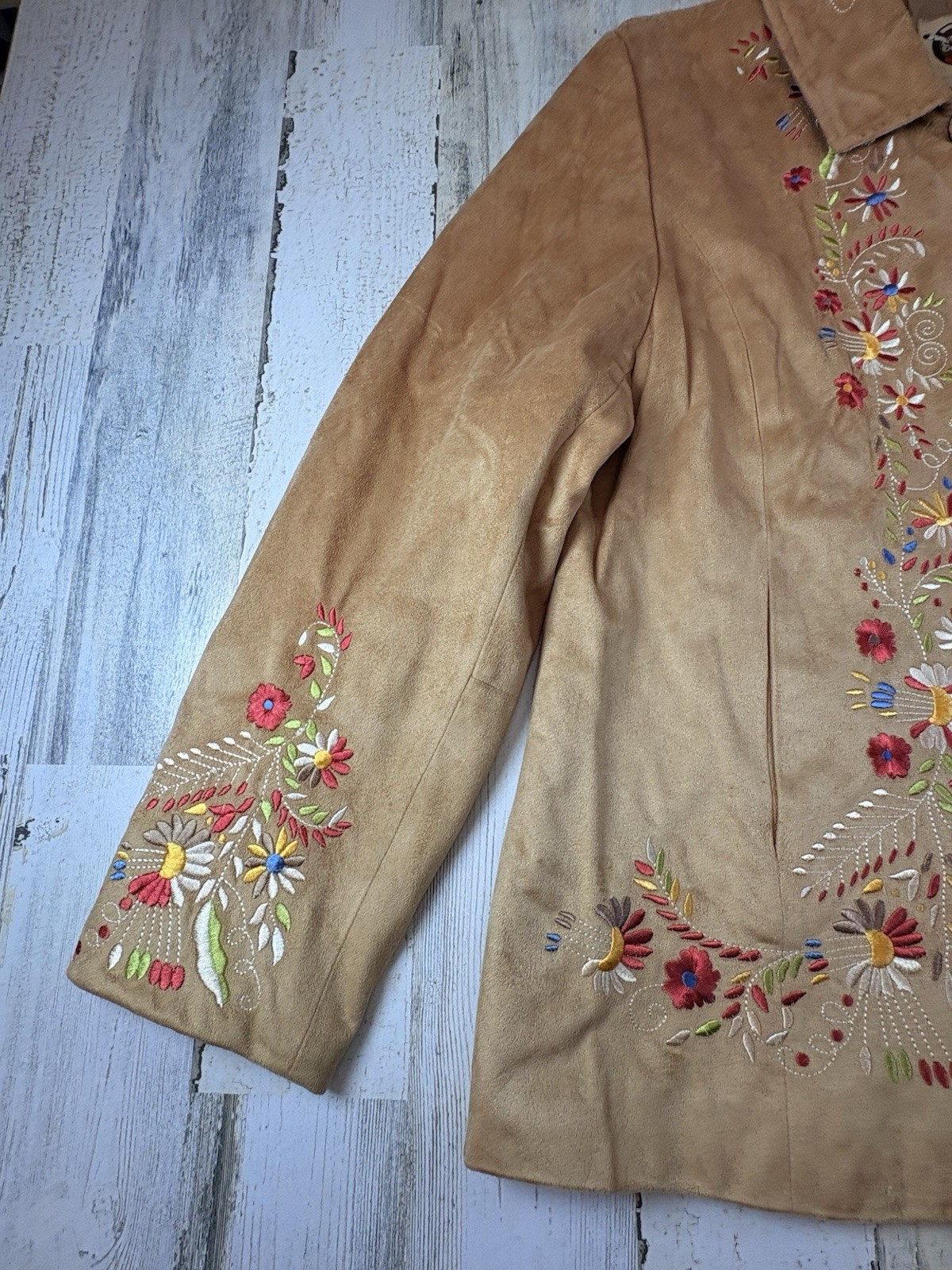 Ameri Selections Boho Western XL Coat Jacket Flor… - image 4