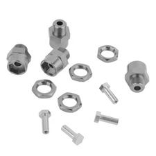 4* 12mm~17mm Wheel Hex Hub Adapter Conversion Extension Set 1/8/10 RC Car