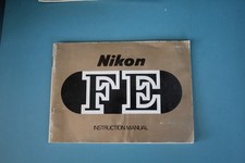 FAIR NIKON FE CAMERA INSTRUCTION MANUAL BOOKLET JAPAN VTG FREE SHIPPING