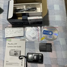 Canon PowerShot S50 Digital Camera Black Excellent Condition BUNDLE - Tested