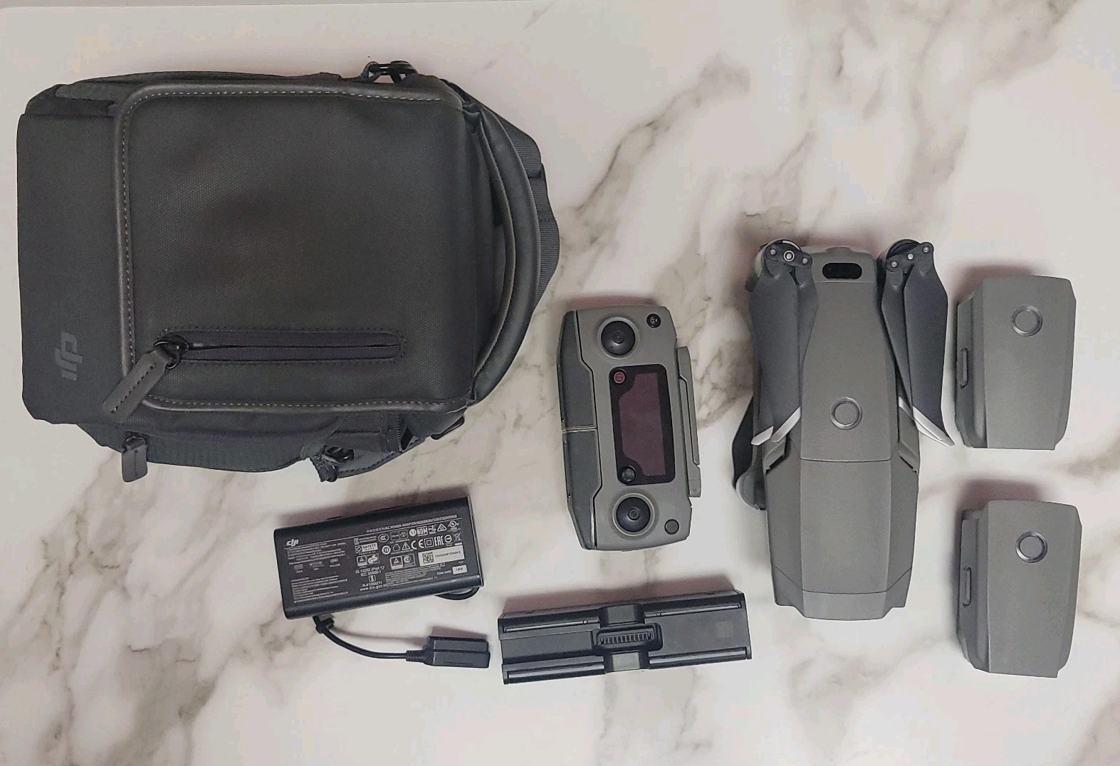 DJI Mavic 2 Pro Drone Fly More Kit Controller Used Great Con