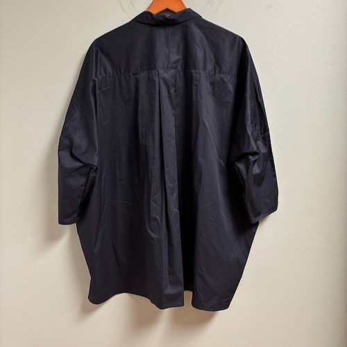 Alistair Trung Womens Oversized Tunic Top Size *L Black Lagenlook Quiet Luxury - Picture 5 of 10