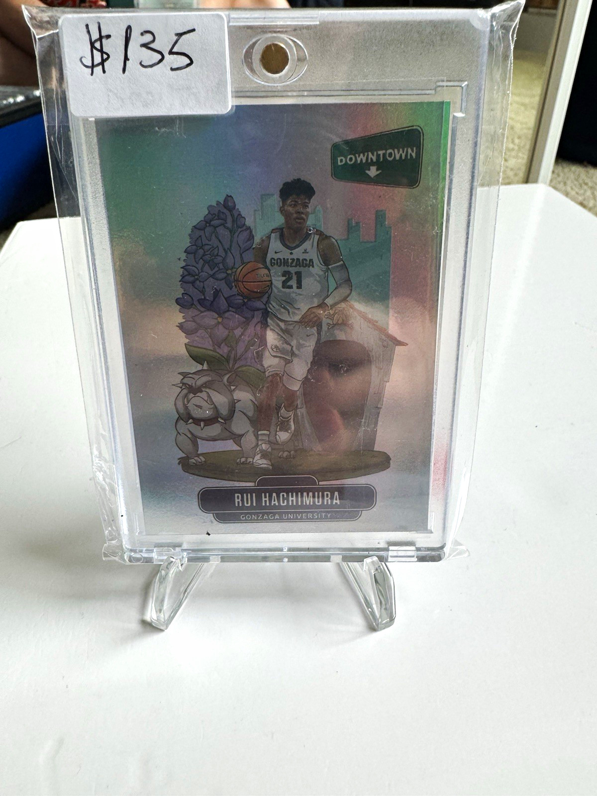 Panini 2020-21 Prizm Draft Picks Downtown Rui Hachimura #D-17 Gonzaga
