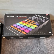 Native Instruments Traktor Kontrol F1 DJ Controller, 16 Pads, USB, Black