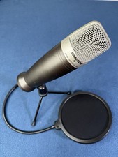 Samson C01U USB Studio Condenser Microphone with Cable Tested Working