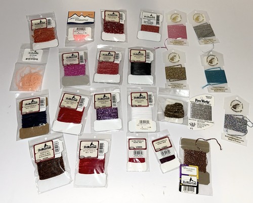 LOT 24 Fly Tying Thread Ribbon - FlyMasters, Varnished French Tinsel Lagartun