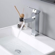 Aquaterior Bathroom Faucet for Vessel Sink Basin Mixer Tap Chrome AQT0037
