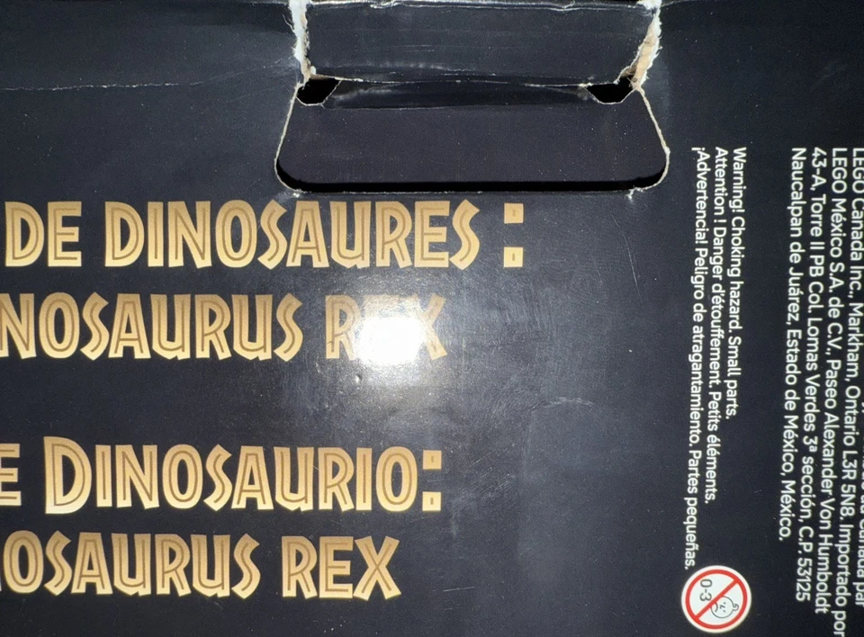 Lego 76968 Dinosaur Fossils: Tyrannosaurus Rex Open Damaged Box Sealed Bags - Image 2 of 2