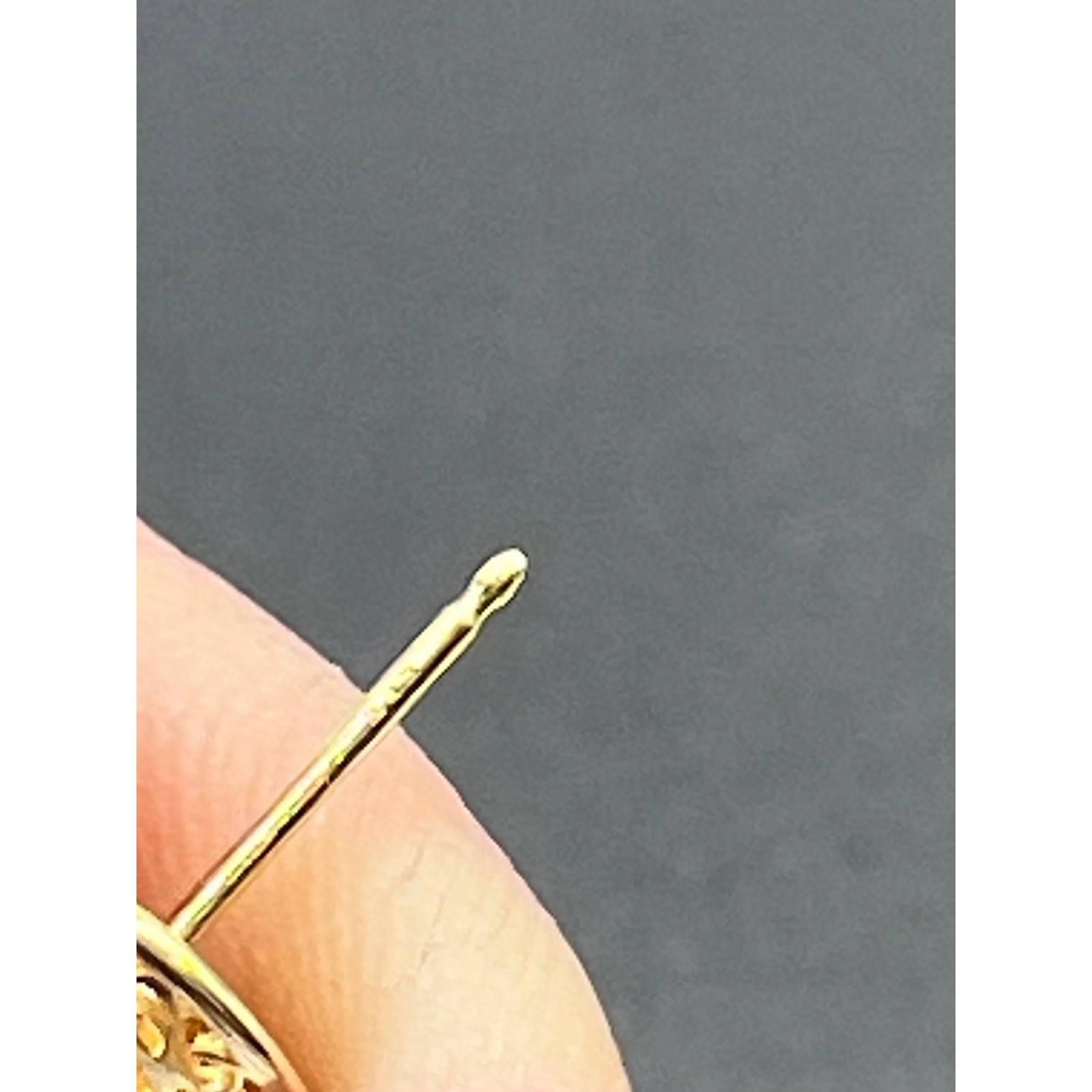 14k Solid Yellow Gold Genuine Oval Ruby Filigree … - image 18