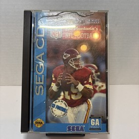 Joe Montana's NFL Football (Sega CD, 1993) CIB with Registration Card 💿🎮