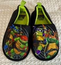 Teenage Mutant Ninja Turtles Toddler Boy 7/8 Plush Slippers