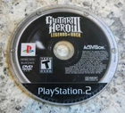 Guitar Hero III Legends of Rock (Sony PlayStation 2 / PS2) Disc Only No Tracking