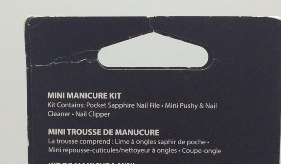 Juego de mini manicura Tweezerman cortaúñas de 3 piezas, empujador de cutículas, lima de uñas Foto 3 de 3