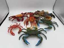 Crabs Marine Animal World Sea Animal Action Figure Ocean Model Toy Educa...