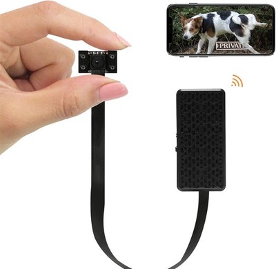 WLAN Mini Kamera 4K Ultra HD Innen Überwachungskamera APP Bewegungsmelder