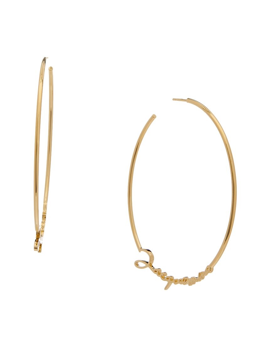 Женские золотые обручи Jacquemus Les Creoles 29090₽