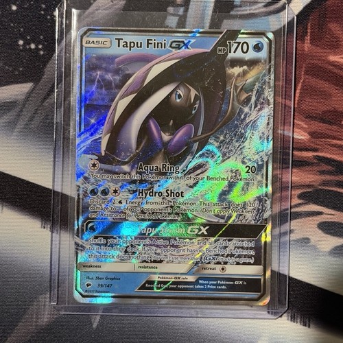 The Pokémon Company Tapu Fini GX 39/147 Full Art Holo UR EN
