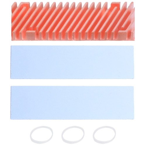 Miedziany radiator SSD M.2 2280 podkładka chłodząca 2/3/4/6mm do optymalnego chłodzenia w komputerze - Zdjęcie 3 z 12
