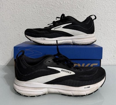 Women's Brooks Trace 4, Black/Grey/White, 7 D Wide