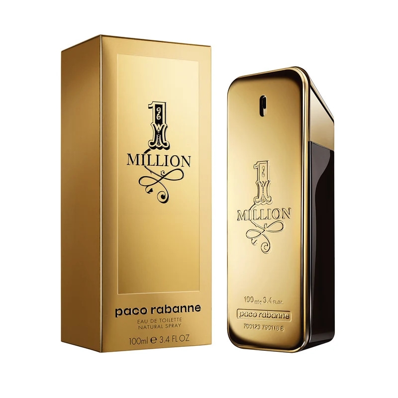 PACO RABANNE 1 MILLION 3.4 oz EAU DE TOILETTE SPRAY FOR MEN NEW & SEALED