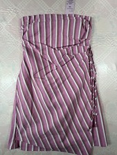 Wild Fable Women's Strapless Striped Tube Wrap Dress Size XXS