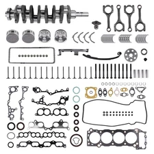 2RZ-FE Engine Rebuild Overhaul Kit w/ Crankshaft Rods Timing Set For Toyota 2.4L