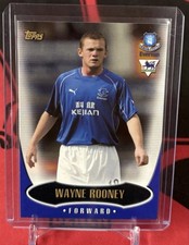 Topps Premier Gold 2003 Wayne Rooney card Everton FC #E3 Rookie RC. rookie card picture