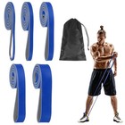 5 Levels Pull Up Resistance Bands for Working Out with Bag 5 Pcs & Blue/Gray