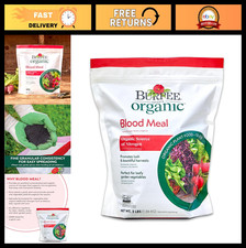 Organic Blood Meal Fertilizer - Natural Nitrogen Boost for Tomatoes, Spinach & G