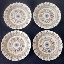Set of 4 Copeland Spode FLORENCE Dinner Plates -  10 3/4" - Vintage England