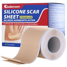 Adamson Silicone Scar Tape for Surgical Scars, Keloid, C-Section, Burns More