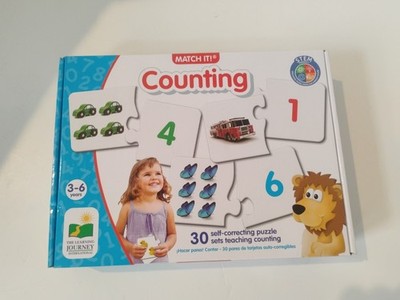 The Learning Journey: Match It! - Counting - 30 Piece Self-Correcting Number &