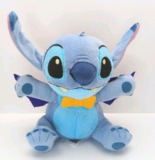 Disney Stitch Halloween Vampire Plush 8in Just Play Blue Stuffed Toy 17612