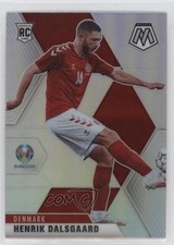 2021 Panini Mosaic UEFA Euro 2020 Silver Prizm Henrik Dalsgaard #36 0o3x