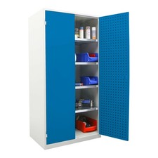 STIER Werkstattschrank LP 1940x1000x600mm enzianblau Werkzeugschrank