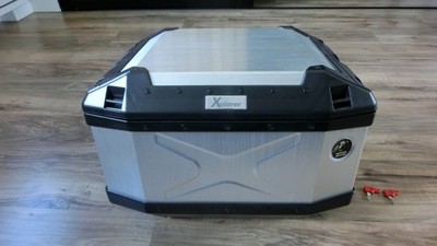 Hepco+Becker Motorradtopcase in  silber