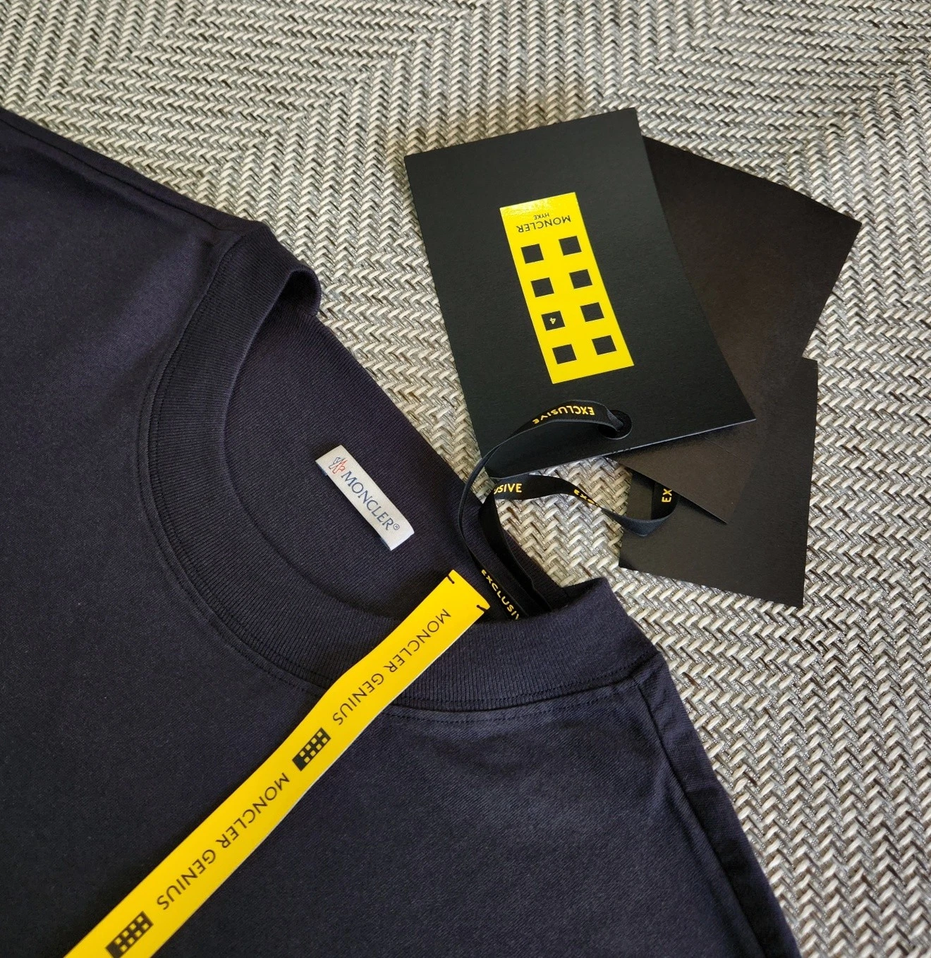 T shirt manica corta Moncler Genius logo patch K100 76735526