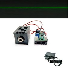 532nm Green Focusable Line Laser Diode Module Driver TTL With 12V Adapter