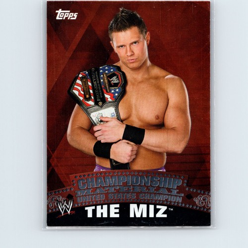 The Miz #C8 2010 Topps WWE Championship Material card