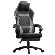 Gaming Chair with Pocket Spring Cushion, Ergonomic Computer Chair with Massag...