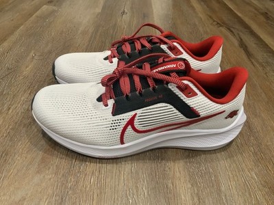 NEW Nike Air Zoom Pegasus 40 ARKANSAS Running DZ5991 100 White Red Men's 9.5