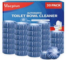 Vacplus Automatic Toilet Bowl Cleaner Tablets 30 Pack Toilet Tank Cleaner