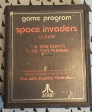 Atari 2600  Space Invaders cartridge  -NOT TESTED