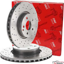 TRW Bremsscheibe &Oslash; 344 mm vorne f&uuml;r Mercedes W212 E350 E400 R172 SLC SLK